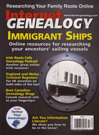 Internet Genealogy – February/March 2010 - PDF eBook