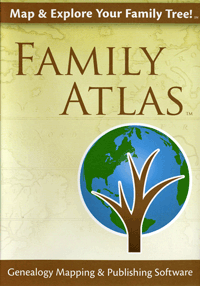 Family Atlas, Genealogy Mapping & Publishing Software