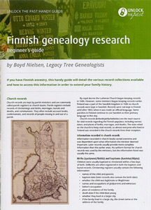 Handy Guide: Finnish Genealogy Research Beginner