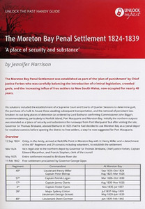 Handy Guide: The Moreton Bay Penal Settlement 1824-1839 